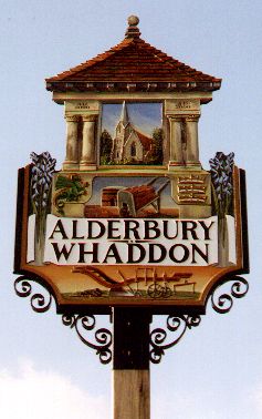 Alderbury millennium sign